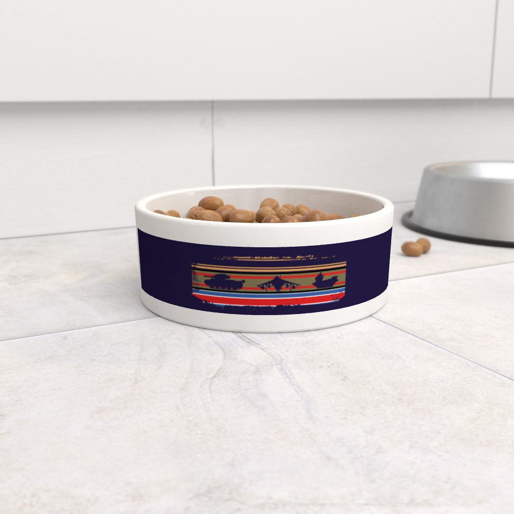 Erskine Ribbon Dog Bowl
