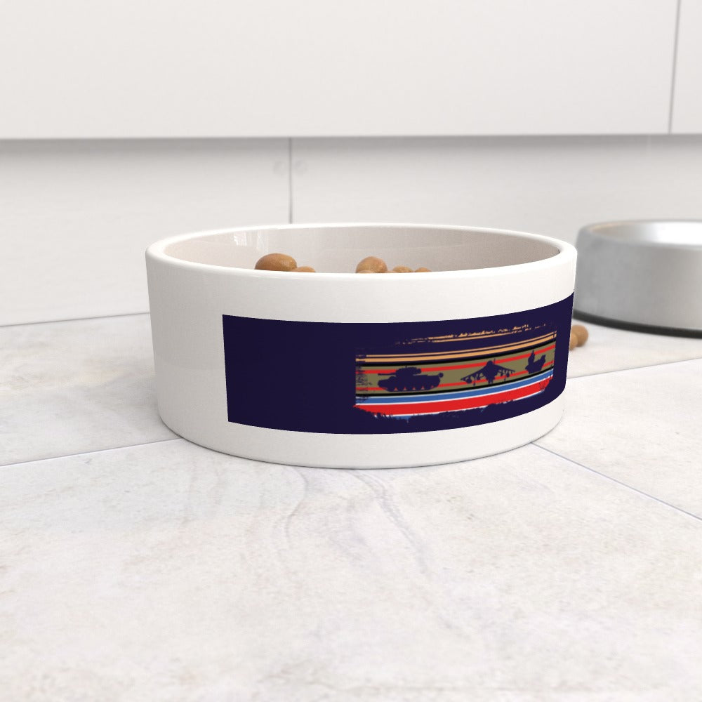 Erskine Ribbon Dog Bowl