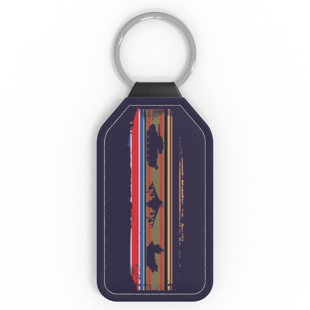 Erskine Ribbon Rectangular Keyring