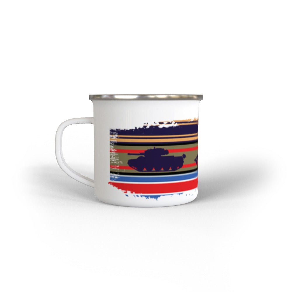Erskine Ribbon Enamel Mug