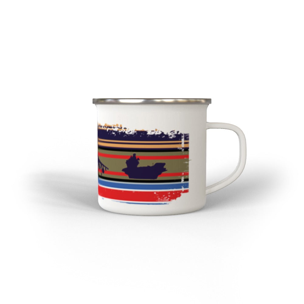 Erskine Ribbon Enamel Mug