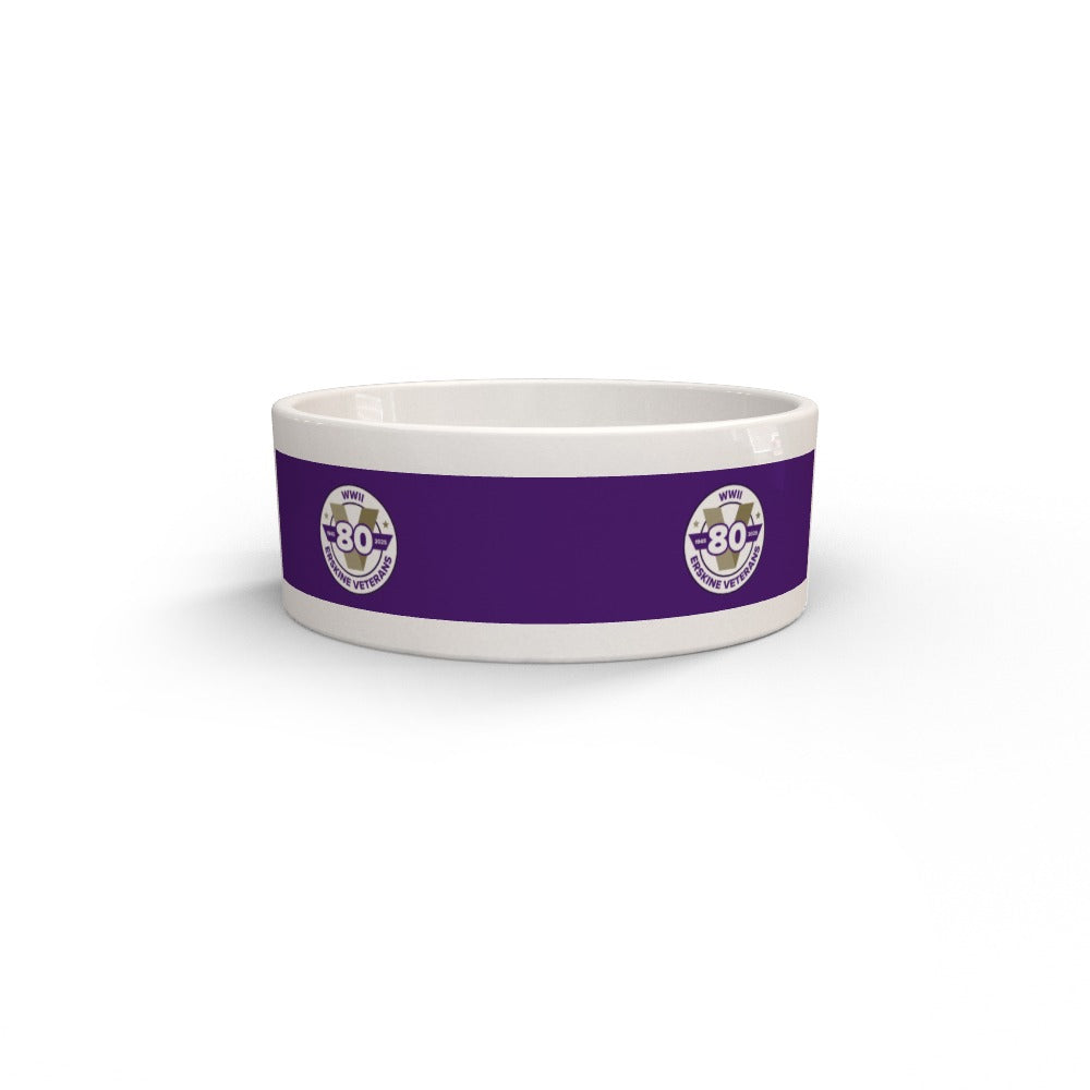 Erskine VE Day Ceramic Pet Bowl