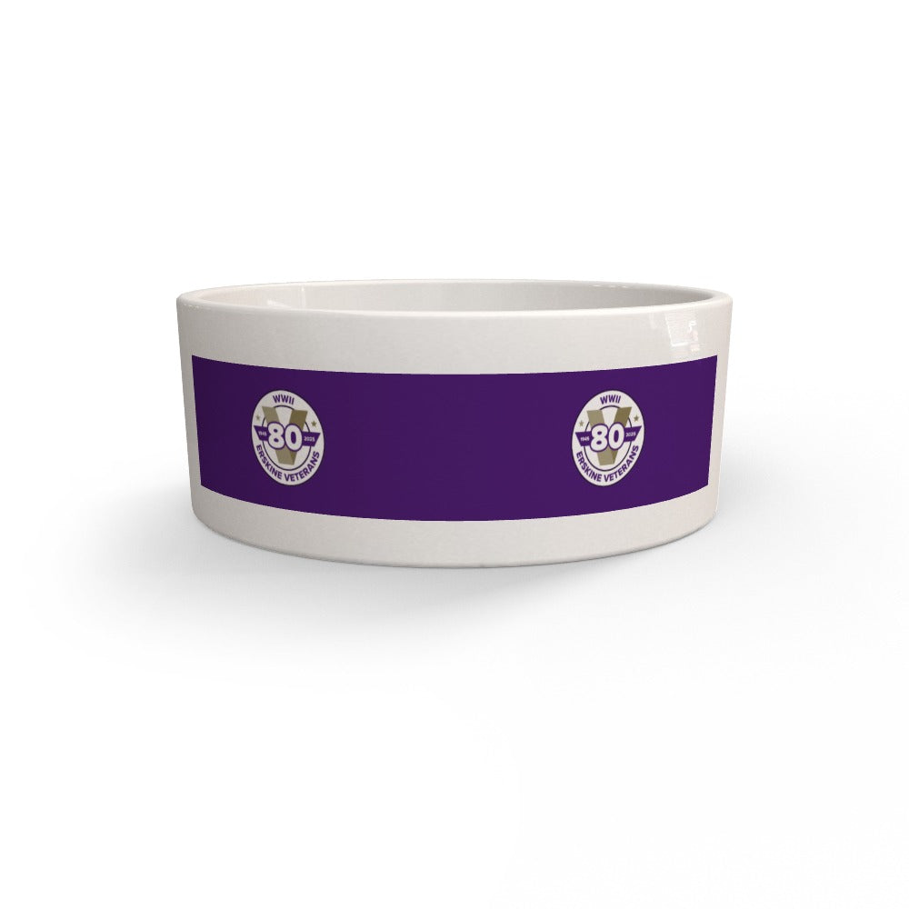 Erskine VE Day Ceramic Pet Bowl