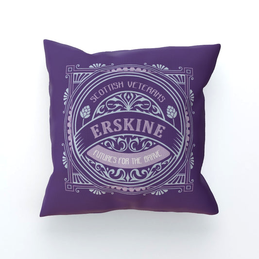 Erskine Vintage Purple Cushion