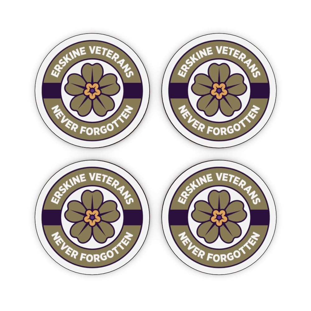 Erskine Never Forgotten Round Coaster (set of 4)